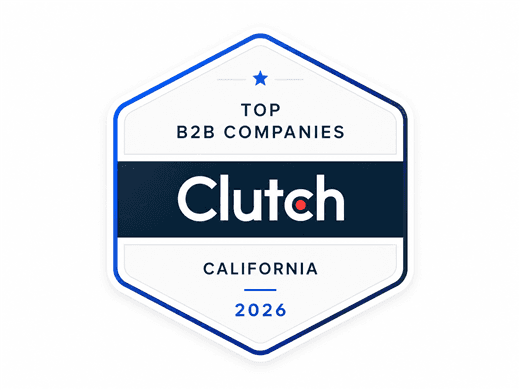 Clutch Top B2B Companies badge